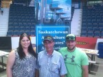 Farm Progress Show 2016<br />The Arnst Family (also our newest SAGA members). L-R:  Lindsay (Arnst) L'Heureux '12C; David Arnst '78S; Brandon Arnst '11C 